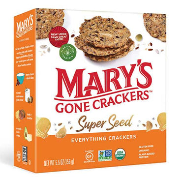 Maryâ€™s Gone Crackers Super Seed Everything Crackers 155g